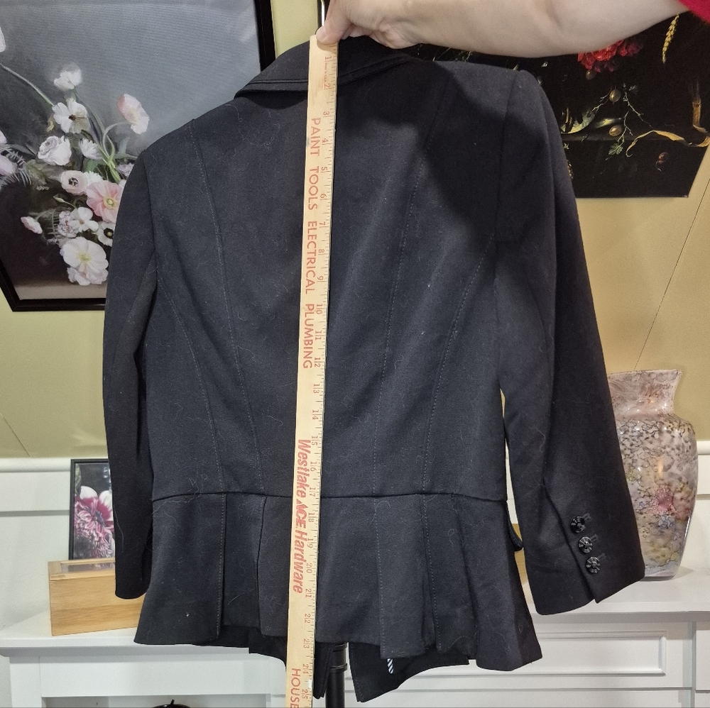 White House Black Market Charcoal Blazer 1997 - Picture 4 of 5